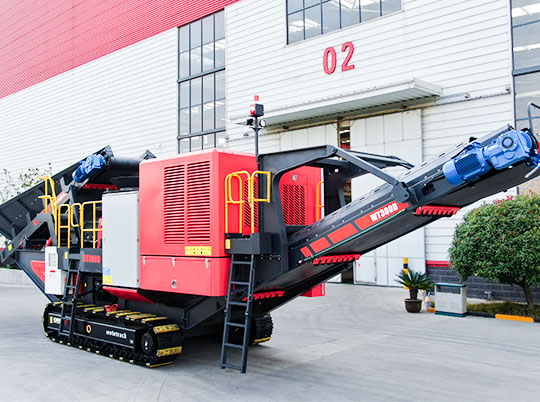紅星履帶移動破碎篩分站，行走的破碎制砂廠！無需基建，投資成本更低！